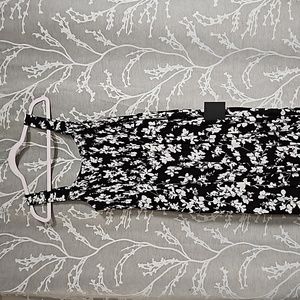 Lulus Cutest Charmer Black Floral Smocked Wide-Leg Jumpsuit